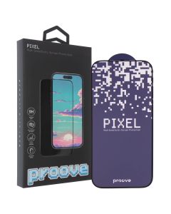 Защитное стекло для iPhone 16 Pro Proove PIXEL 3D Черное (Black)