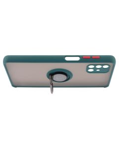 Чехол накладка для Samsung M51 Deen Color Ring Зеленый (Green)