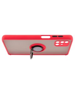 Чехол накладка для Samsung M51 Deen Color Ring Красный (Red)