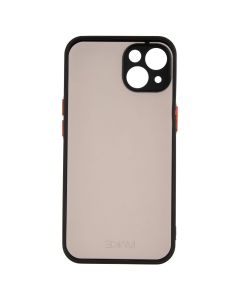 Чехол накладка для iPhone 13 Frame MakeFuture Черный (Black)
