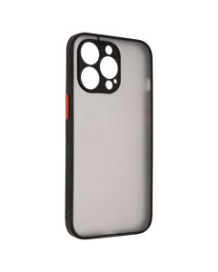 Чехол накладка для iPhone 13 Pro Frame MakeFuture Чёрный (Black)