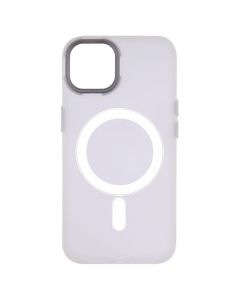 Чехол-накладка для iPhone 14 DM Translucent Color MagSafe Белый (White)