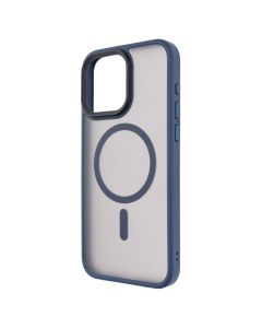 Чохол накладка для iPhone 15 Pro Max MiaMi Pjur with MagSafe Синя (Peak Blue)