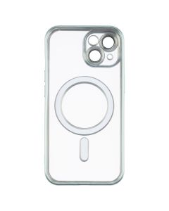 Чехол накладка для iPhone 15 WAVE Metal Matte Case с магнитным кольцом MagSafe Зелёный