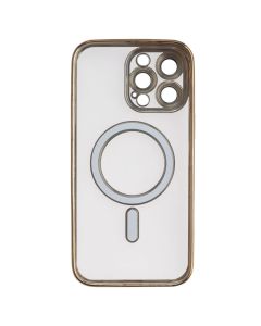 Чехол накладка для iPhone 14 Pro Max WAVE Metal Matte Case с магнитным кольцом MagSafe Золотой (Gold)