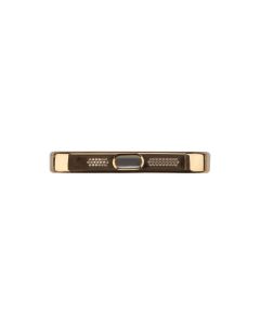 Чехол накладка для iPhone 14 Pro Max WAVE Metal Matte Case с магнитным кольцом MagSafe Золотой (Gold)