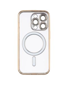 Чехол накладка для iPhone 14 Pro WAVE Metal Matte Case с магнитным кольцом MagSafe Золотой (Gold)