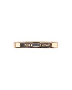 Чехол накладка для iPhone 14 Pro WAVE Metal Matte Case с магнитным кольцом MagSafe Золотой (Gold)