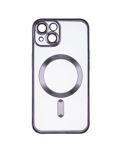 Чохол накладка для iPhone 14 WAVE Metal Matte Case with Magnetic Ring MagSafe ФІолетова (Purple)