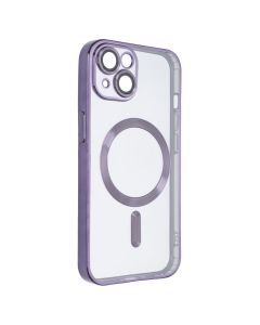 Чохол накладка для iPhone 14 WAVE Metal Matte Case with Magnetic Ring MagSafe ФІолетова (Purple)