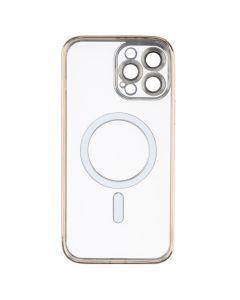 Чохол-накладка для iPhone 13 Pro Max WAVE Metal Matte Case с магнітним кільцем MagSafe Золота (Gold)