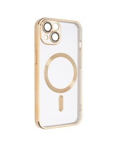 Чохол накладка для iPhone 13 WAVE Metal Matte Case with Magnetic Ring MagSafe Золота (Gold)