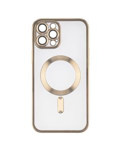 Чохол накладка для iPhone 12 Pro Max WAVE Metal Matte Case with Magnetic Ring MagSafe Золота (Gold)