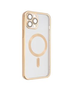 Чохол накладка для iPhone 12 Pro Max WAVE Metal Matte Case with Magnetic Ring MagSafe Золота (Gold)