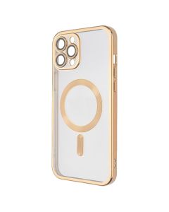 Чохол накладка для iPhone 12 Pro Max WAVE Metal Matte Case with Magnetic Ring MagSafe Золота (Gold)