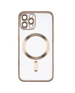 Чохол накладка для iPhone 12 Pro WAVE Metal Matte Case with Magnetic Ring MagSafe Золота (Gold)