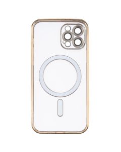 Чохол накладка для iPhone 12 Pro WAVE Metal Matte Case with Magnetic Ring MagSafe Золота (Gold)