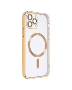 Чохол накладка для iPhone 12 Pro WAVE Metal Matte Case with Magnetic Ring MagSafe Золота (Gold)