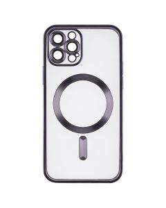 Чохол накладка для iPhone 12 Pro WAVE Metal Matte Case with Magnetic Ring MagSafe ФІолетова (Purple)