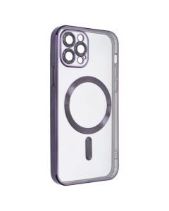 Чохол накладка для iPhone 12 Pro WAVE Metal Matte Case with Magnetic Ring MagSafe ФІолетова (Purple)