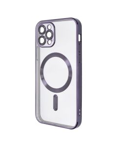 Чохол накладка для iPhone 12 Pro WAVE Metal Matte Case with Magnetic Ring MagSafe ФІолетова (Purple)