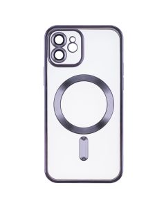 Чохол накладка для iPhone 12 WAVE Metal Matte Case with Magnetic Ring MagSafe ФІолетова (Purple)