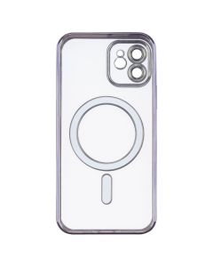 Чохол накладка для iPhone 12 WAVE Metal Matte Case with Magnetic Ring MagSafe ФІолетова (Purple)