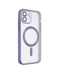 Чохол накладка для iPhone 12 WAVE Metal Matte Case with Magnetic Ring MagSafe ФІолетова (Purple)