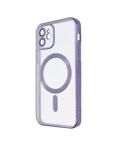 Чохол накладка для iPhone 12 WAVE Metal Matte Case with Magnetic Ring MagSafe ФІолетова (Purple)