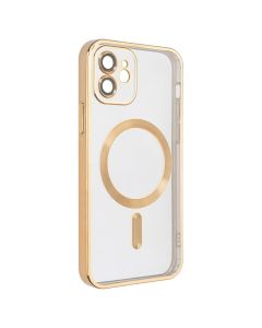 Чохол накладка для iPhone 12 WAVE Metal Matte Case with Magnetic Ring MagSafe Золота (Gold)