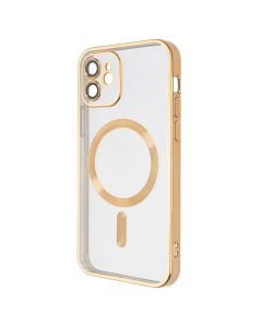 Чохол накладка для iPhone 12 WAVE Metal Matte Case with Magnetic Ring MagSafe Золота (Gold)