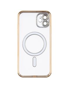 Чохол-накладка для iPhone 11 WAVE Metal Matte Case с магнітним кільцем MagSafe Золота (Gold)