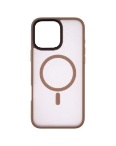 Чехол накладка для iPhone 16 Pro Max WAVE Matte Insane MagSafe Серый (Desert Titanium)