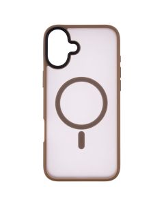 Чехол накладка для iPhone 16 Plus WAVE Matte Insane MagSafe Серый (Desert Titanium)