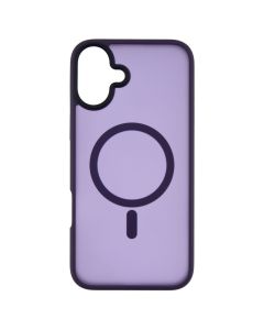 Чехол-накладка для iPhone 16 Plus WAVE Matte Insane MagSafe Фиолетовый (Deep Purple)