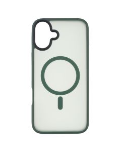 Чехол накладка для iPhone 16 Plus WAVE Matte Insane MagSafe Зеленый (Green)