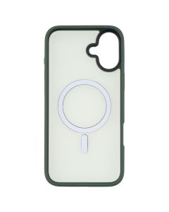 Чехол накладка для iPhone 16 Plus WAVE Matte Insane MagSafe Зеленый (Green)