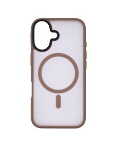 Чехол-накладка для iPhone 16 WAVE Matte Insane MagSafe Серый (Пустынный Титан)