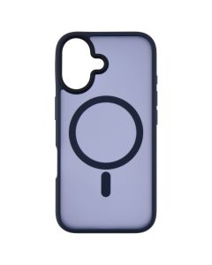 Чохол-накладка для iPhone 16 WAVE Matte Insane MagSafe Синій (Midnight Blue)