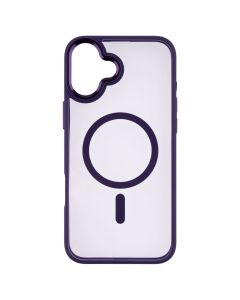 Чехол накладка для iPhone 16 Plus WAVE Ardor MagSafe Фиолетовый (Deep Purple)