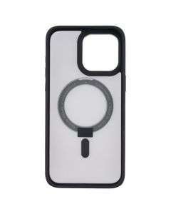 Чохол накладка для iPhone 15 Pro Max Bumper Case MagSafe Чорна (Black)