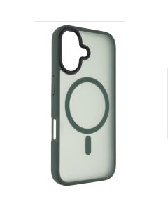 Чехол накладка для iPhone 16 WAVE Matte Insane MagSafe Зеленый (Green)