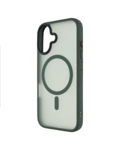 Чехол накладка для iPhone 16 WAVE Matte Insane MagSafe Зеленый (Green)