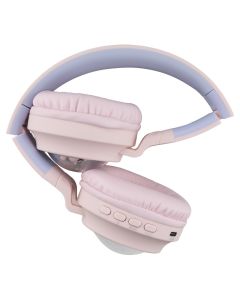 Бездротові повнорозмірні навушники Hoco W50 Cute Fun Рожеві (Pink)