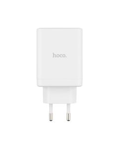 Зарядний пристрій Hoco N33 (1USB+2USB-C) PD 35W Білий (White)