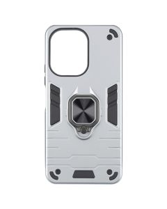 Чохол накладка для Xiaomi Redmi 13C / Poco C65 Transformer Ring Сіра (Silver)