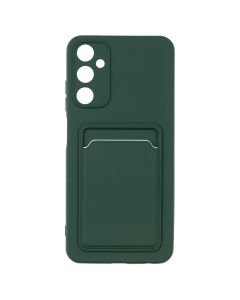 Чохол накладка для Samsung A05s WAVE Silicone Pocket Зелена (Dark Green)