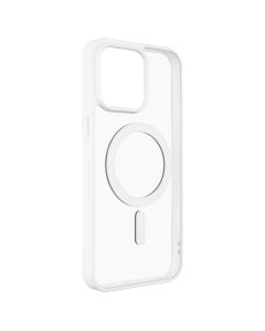 Чехол накладка для iPhone 15 Pro Max DM Frosted Acrylic MagSafe Белый (White)