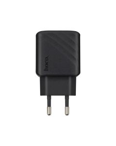 Зарядное устройство Hoco CS25A PD 25W (1USB+1USB-C) Черное (Black)