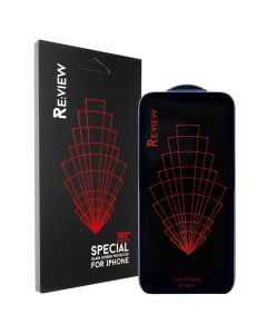 Захисне скло для iPhone 14 Pro Review 3D Чорне (Black)